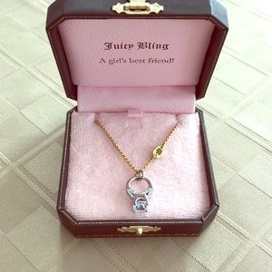 Juicy Couture Diamond Ring Necklace